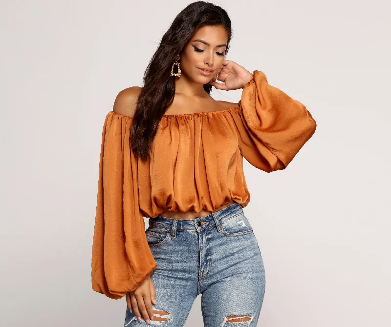 Ruffled Cuff Women Long Sleeve Top with a Feminine TouchKeep It Chic And Sleek Top