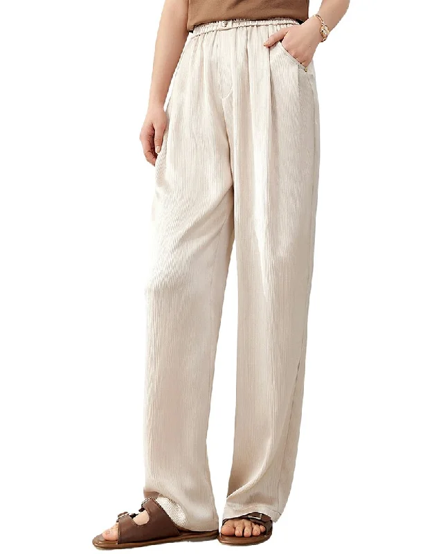 Striped women trousers with a nautical or modern patternOUNIXUE Pant