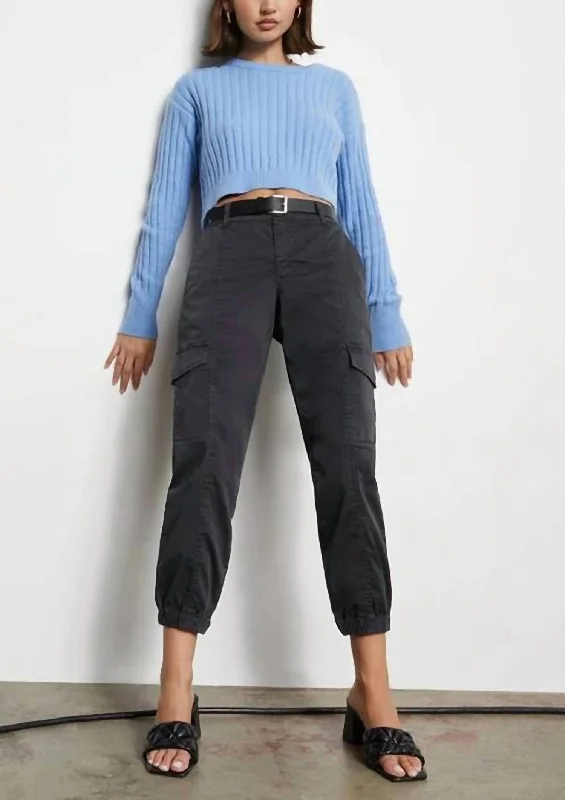 Culottes women trousers with a unique and trendy silhouetteRebel Pant In Obsidian