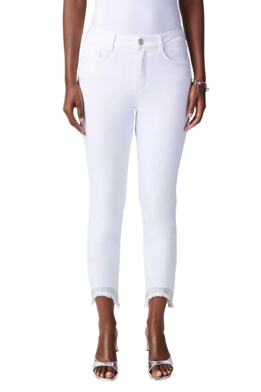 Skinny Ankle-Length Jean In White