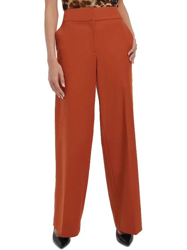 Wide - leg women trousers for a modern and elegant styleWhitney Womens Wide-Leg Work Wear Dress Pants