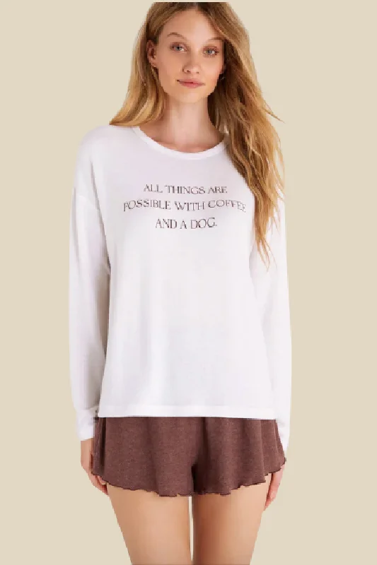 Mock - Neck Women Sweater for a Modern Twist"All Things Are Possible"