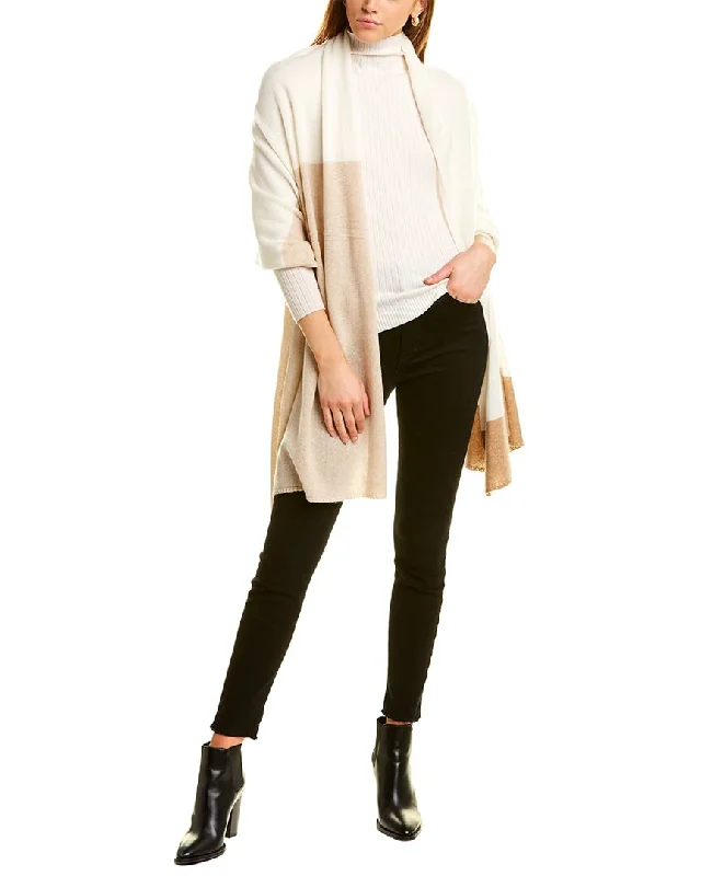 Open - Front Women Sweater for Easy LayeringAmicale Cashmere Wrap