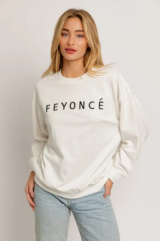 Organic Cotton Women Sweater for an Eco - Friendly ChoiceFeyonce Sweatshirt