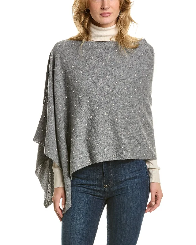 Button - Down Women Sweater for a Versatile LookIn2 by InCashmere Pearl Wool & Cashmere-Blend Topper