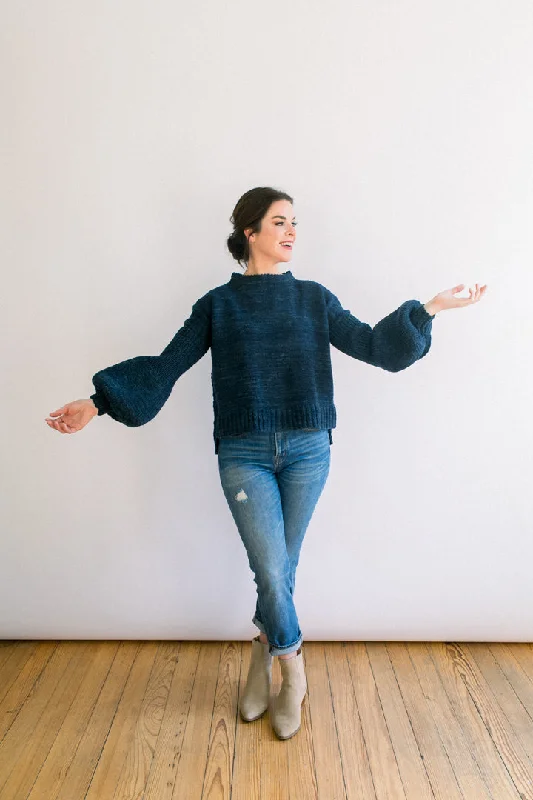 V - Neck Women Sweater to Elongate the NecklineJulienne Sweater in Organic Merino