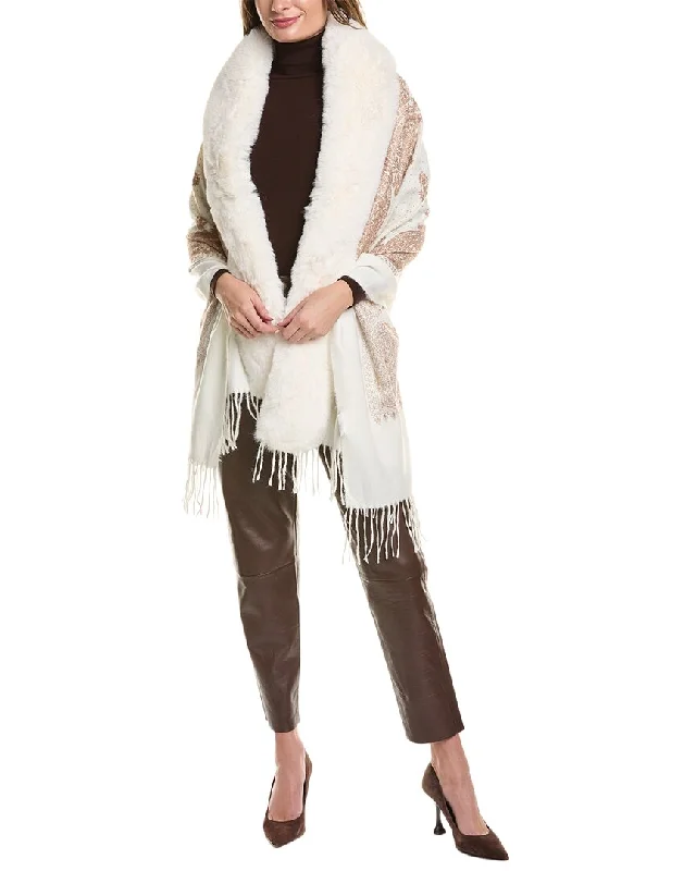 V - Neck Women Sweater to Elongate the NecklineLa Fiorentina Wrap/Poncho