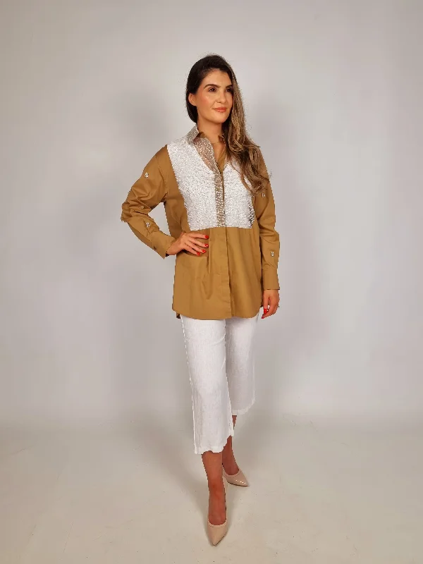 Button - Down Women Sweater for a Versatile LookLotus Eaters Sivora White Trousers