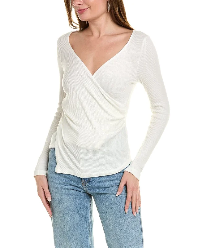 Cable - Knit Women Sweater with Intricate PatternsMonrow Wrap Top