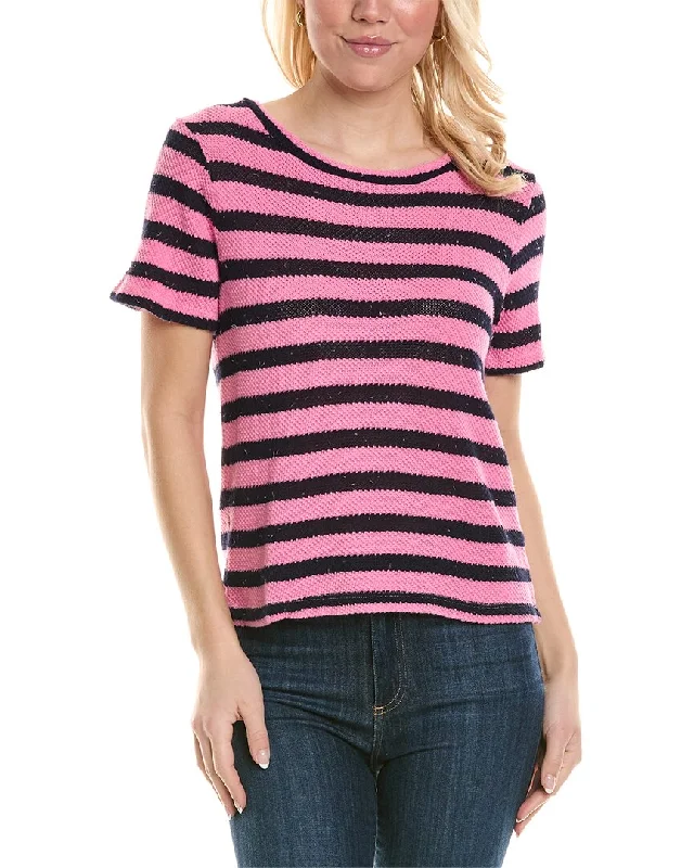 Plus - Size Women Sweater with a Flattering FitStateside Stripe Sweater