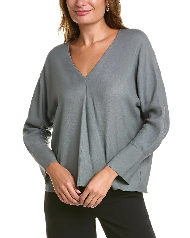 Color - Blocked Women Sweater for a Bold Fashion StatementVince Easy V-Neck Pullover