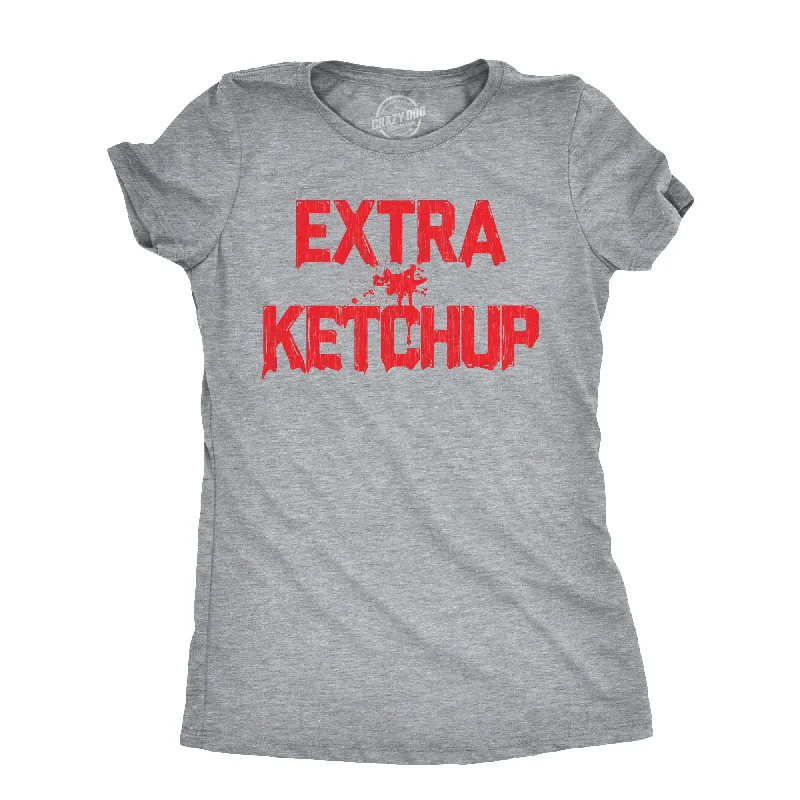 Sleeveless Women T Shirt for Summer ComfortExtra Ketchup Women's T Shirt