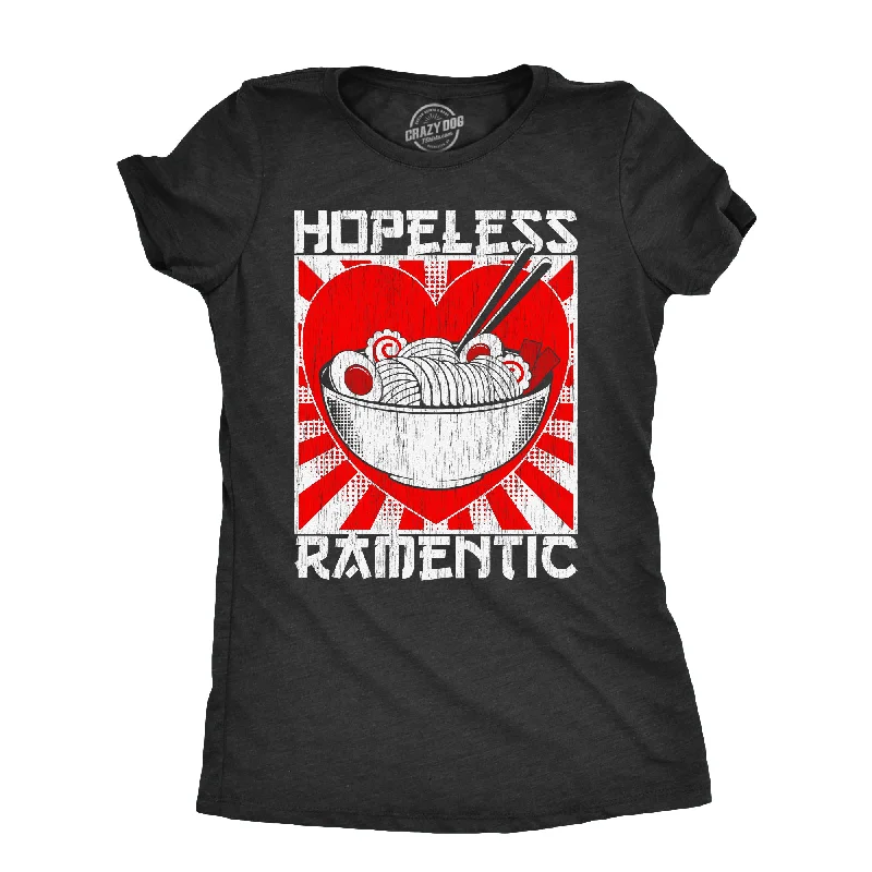 Sleeveless Women T Shirt for Summer ComfortHopeless Ramentic Women's T Shirt