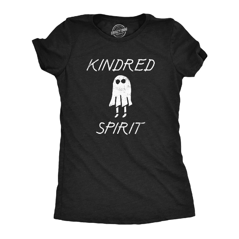 Crop Top Women T Shirt to Pair with High - Waisted BottomsKindred Spirit Women's T Shirt