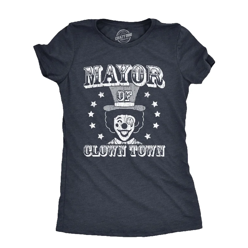 Puff Sleeve Women T Shirt for a Fashion - Forward LookMayor Of Clown Town Women's T Shirt