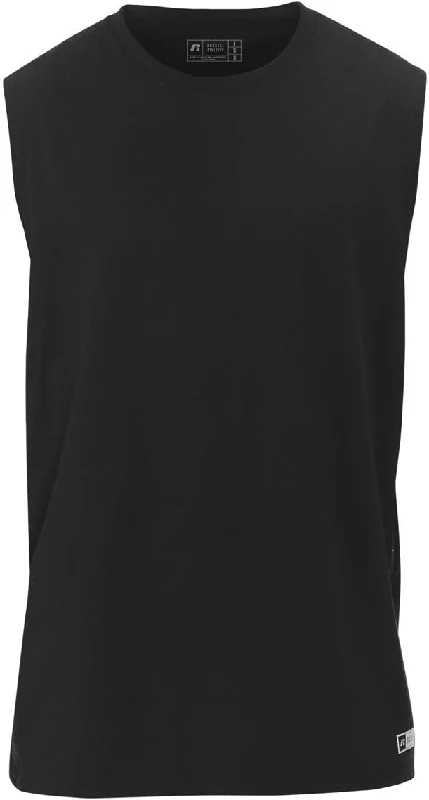 Organic Cotton Women T Shirt for Eco - Conscious WearersRussell Athletic Essential Jersey Sleeveless Muscle T-Shirt