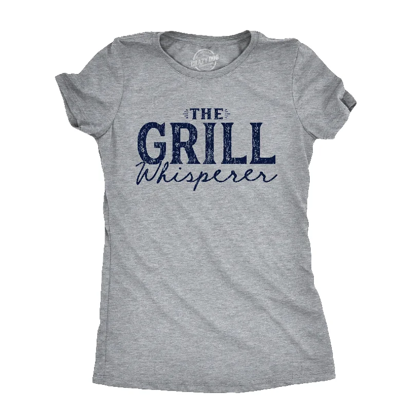 Floral Print Women T Shirt for a Feminine TouchThe Grill Whisperer Women's T Shirt