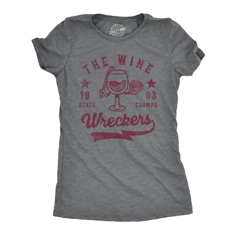 Sleeveless Women T Shirt for Summer ComfortThe Wine Wreckers State Champs Women's T Shirt