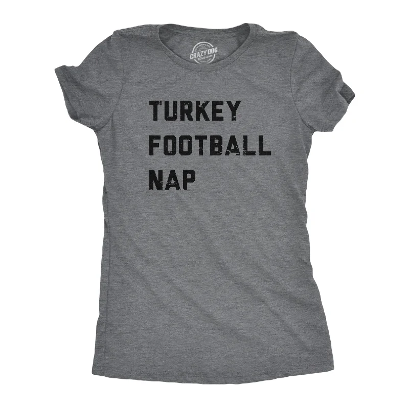 Embroidered Women T Shirt with Intricate DetailsTurkey Football Nap Women's T Shirt