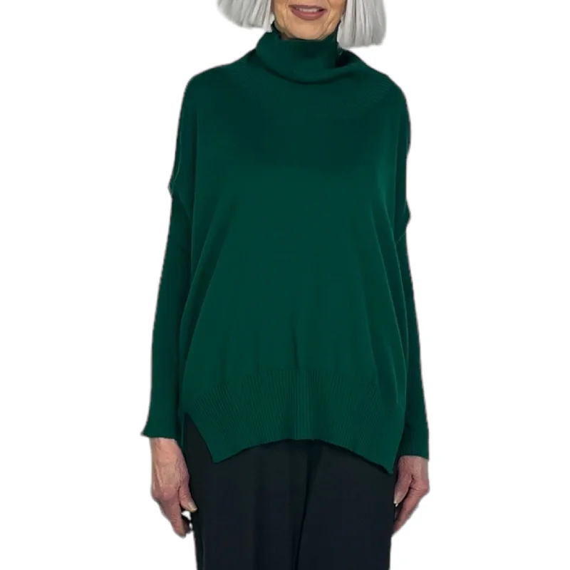 Mock - Neck Women Sweater for a Modern TwistOVER HIGH NECK SWEATER