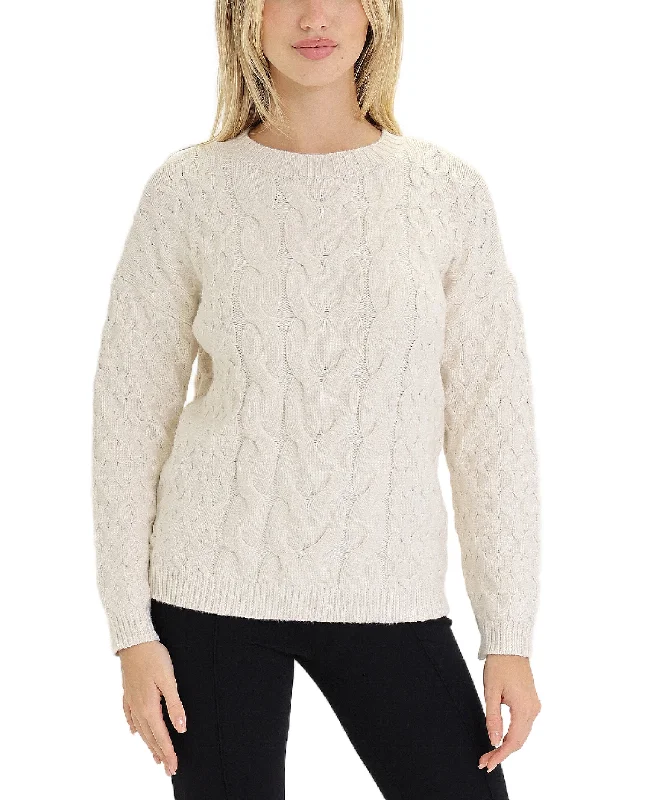 Mock - Neck Women Sweater for a Modern TwistCable Knit Sweater