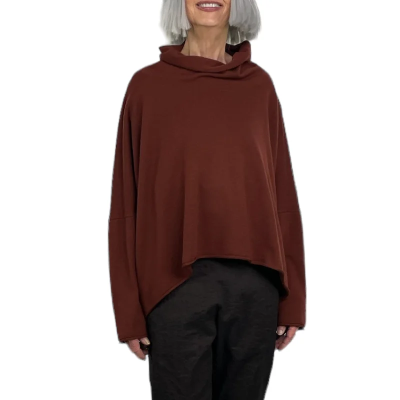 Hooded Women Sweater for Added Comfort and StyleCOWLNECK PULLOVER