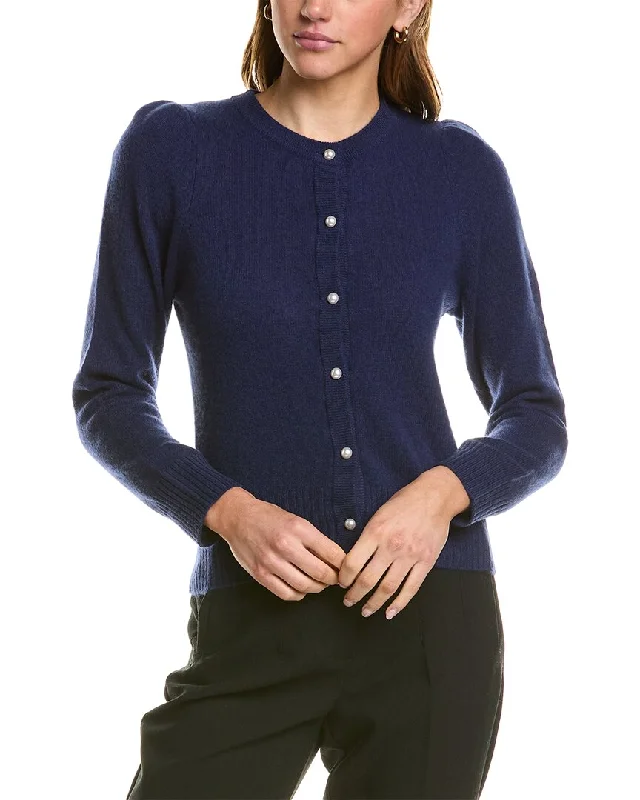 Open - Front Women Sweater for Easy LayeringHannah Rose Cashmere Cardigan