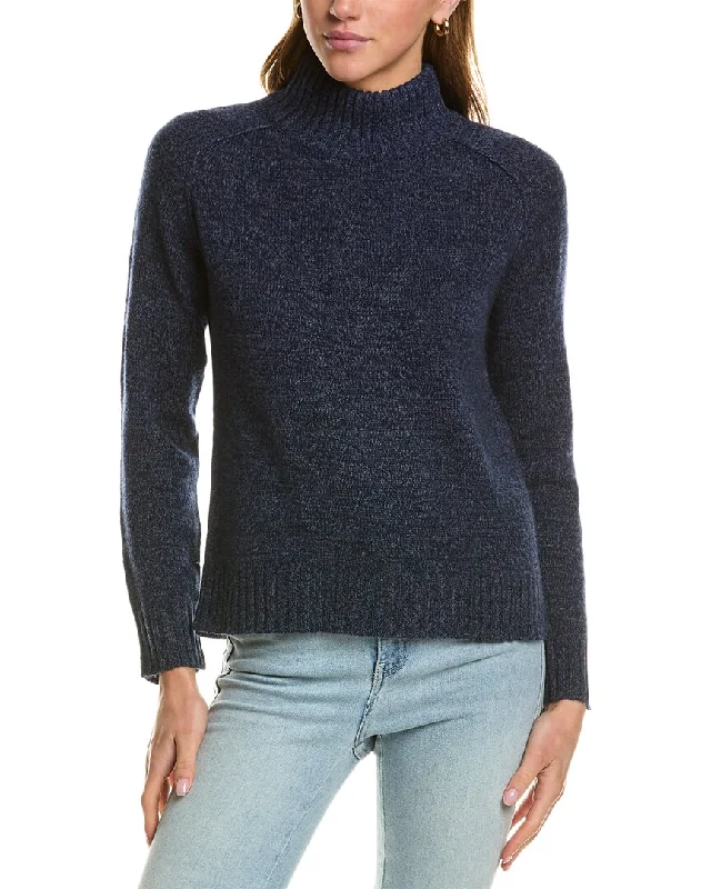 Hooded Women Sweater for Added Comfort and StyleHannah Rose Turtleneck Wool & Cashmere-Blend Sweater