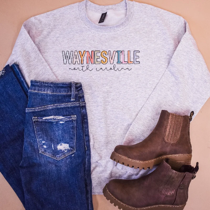 Cropped Women Sweater to Pair with High - Waisted BottomsHometown Collection - Waynesville Pullover