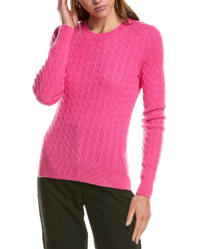 Turtleneck Women Sweater for a Classic and Elegant StyleInCashmere Cable Cashmere Sweater