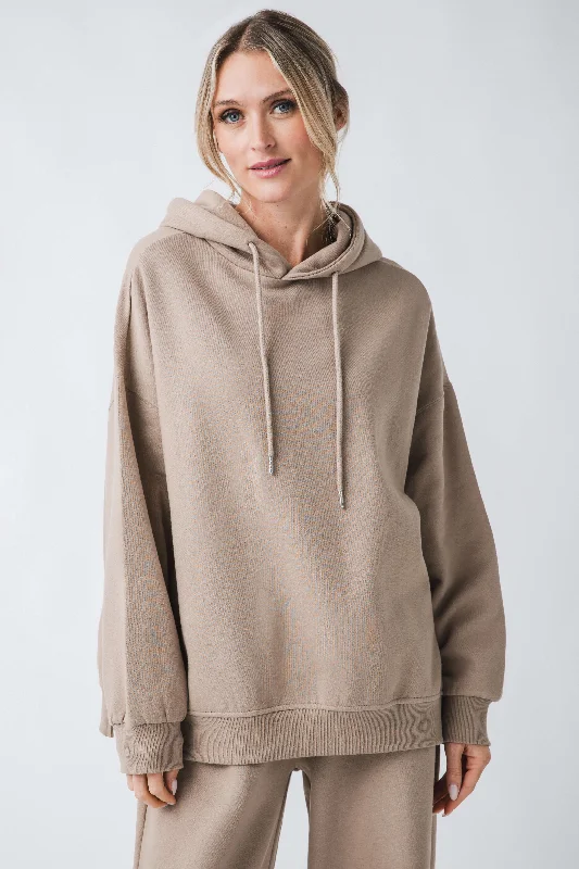 Cashmere Women Sweater with a Luxurious Soft TouchRisen Oversized Hooded Sweatshirt