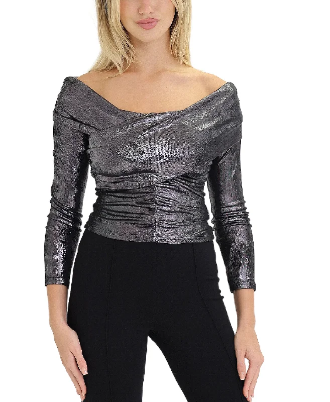 Sequin - Embellished Women Sweater for Special OccasionsShimmer Blouse