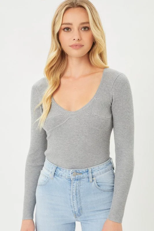 Cropped Women Sweater to Pair with High - Waisted BottomsSpellbound Bodysuit