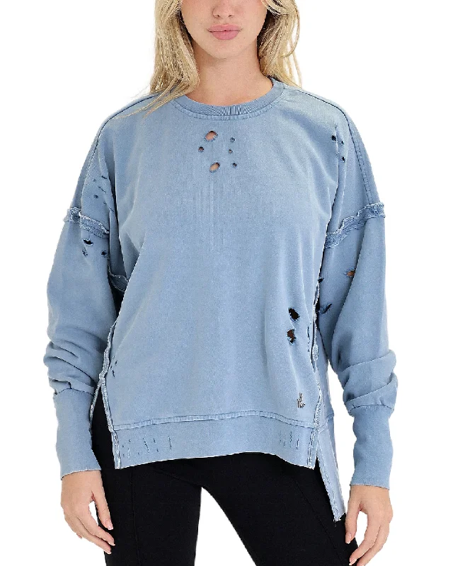 Cashmere Women Sweater with a Luxurious Soft TouchSweatshirt w/ Holes