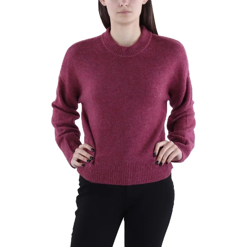 Plus - Size Women Sweater with a Flattering FitWomens Heathered Mock Neck Pullover Sweater