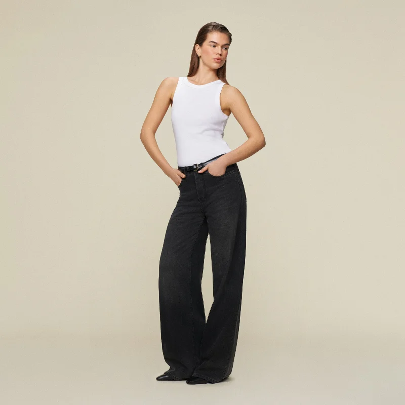 Wide - leg women jeans for a modern and relaxed vibeSkater Loose Cole Khol Stone - Low Rise Wide Leg