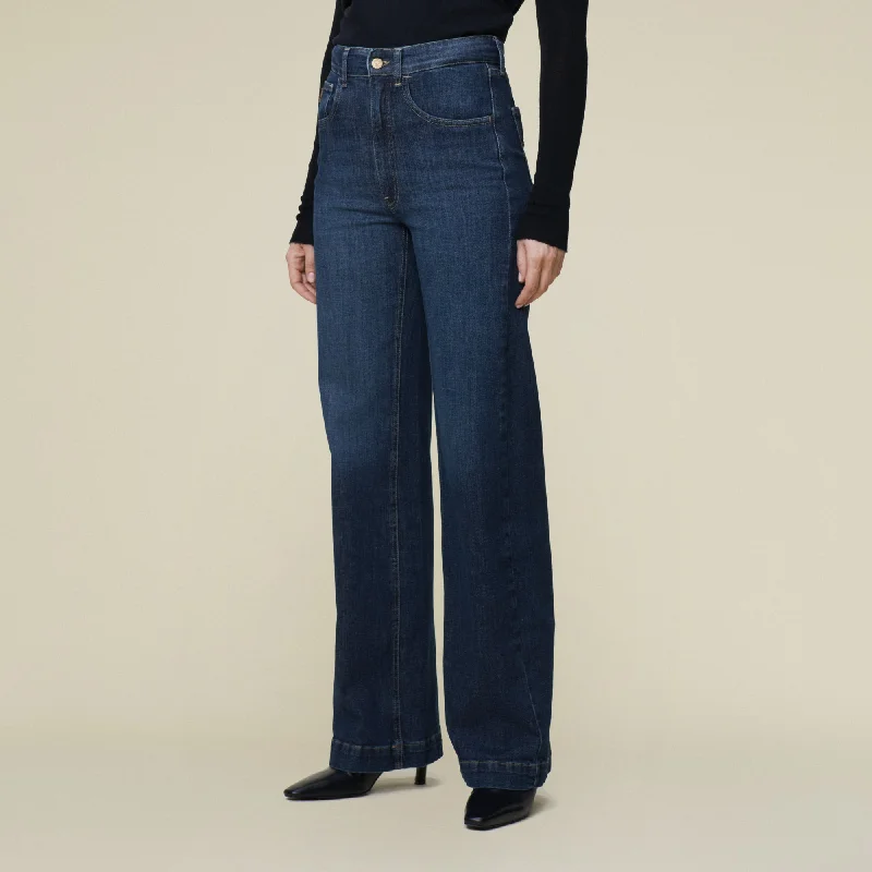 Stretch women jeans for enhanced mobility and comfortRosa Marco Dusk - High Rise Wide Fit