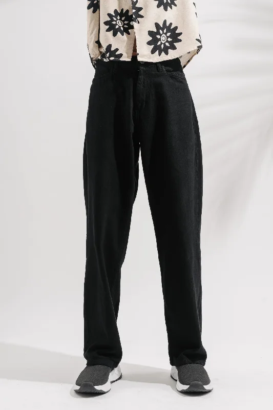 High - waisted women jeans for a flattering silhouetteMen's Black Wide Jeans