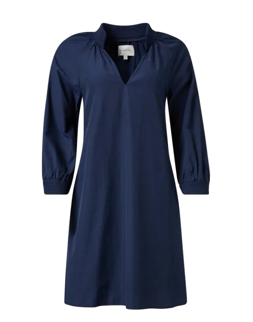 Lace - Embellished Women Dress for an Elegant and Sophisticated AppearanceAmaia Navy Shift Dress