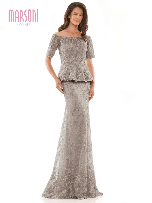 Ruffled Women Dress with Multiple Layers for a Playful and Girly StyleMarsoni Long Mother of the Bride Formal Gown 1222