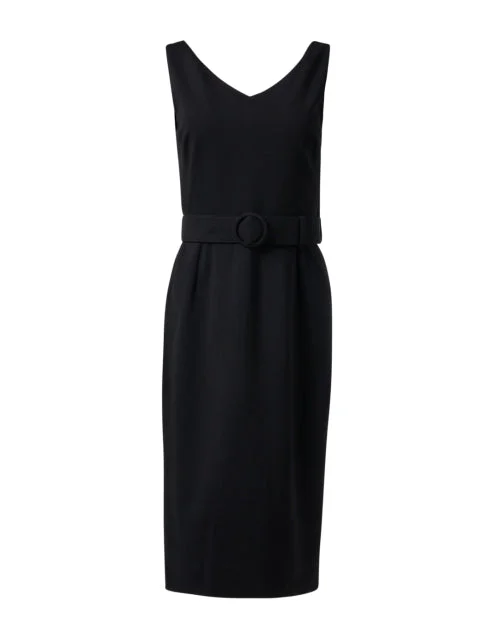 Little Black Women Dress with Sequins for a Glamorous Night OutMonroe Black Jersey Pencil Dress