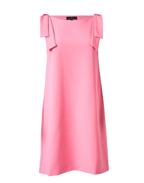 Mermaid - Style Women Dress with a Fitted Silhouette for Special OccasionsPink Bow Shift Dress