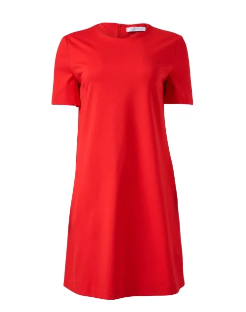 Empire Waist Women Dress to Accentuate the Bust and Conceal the WaistRed Shift Dress