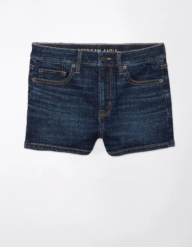 High - Waisted Women Shorts for a Retro and Flattering LookAE Next Level High-Waisted Denim Short Short