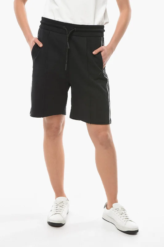 Cuffed Women Shorts for a Laid - Back and Trendy LookMoose Knuckles Drawstringed SONOMA Shorts with Logoed Application