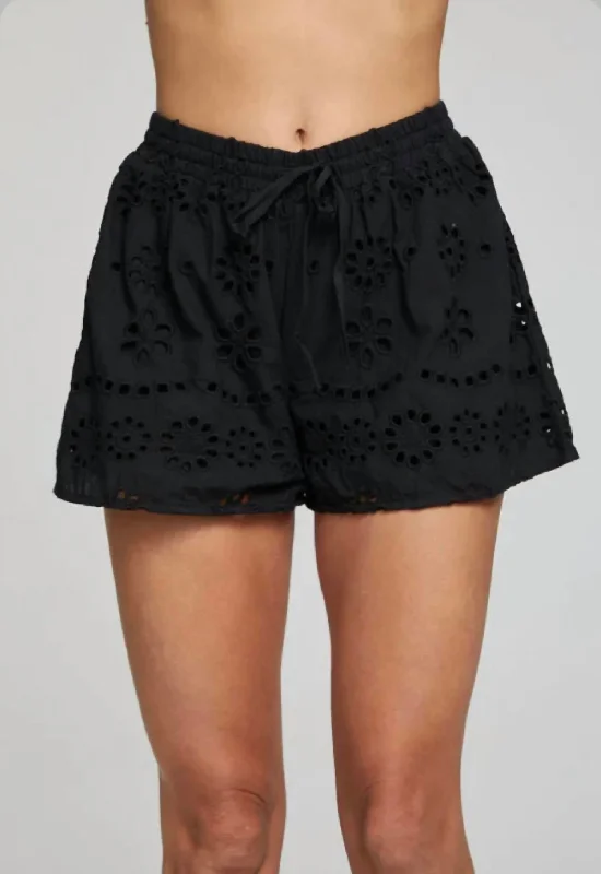 Printed Floral Women Shorts for a Summer - Ready StylePaseo Shorts In Black Onyx