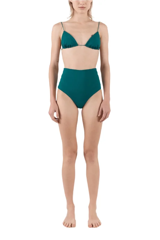 High - performance bikini with quick - drying fabric for active swimmersFine Strap Triangle Top | Aventurine